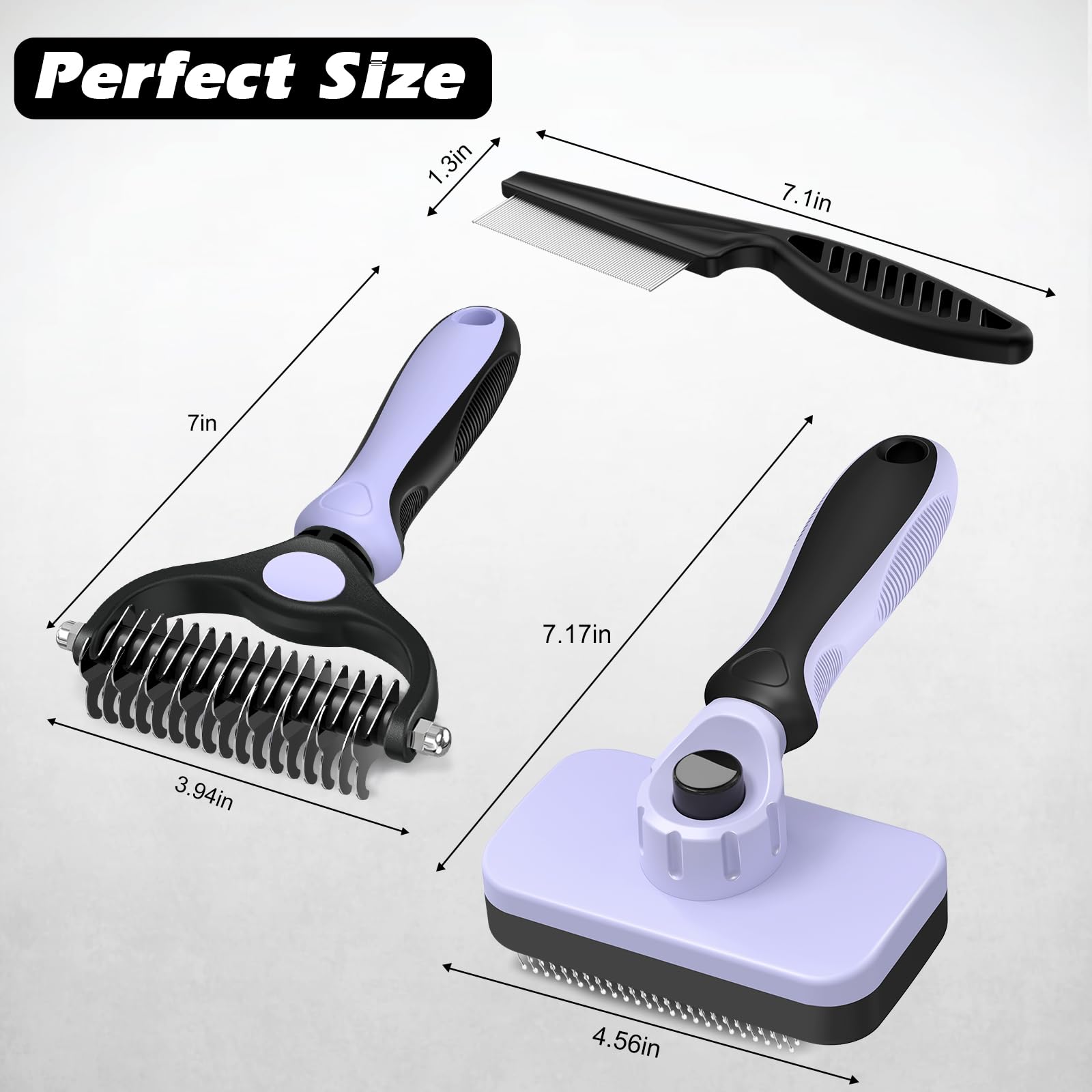 Augwind 3-piece kit in use for coats and shedding routines.