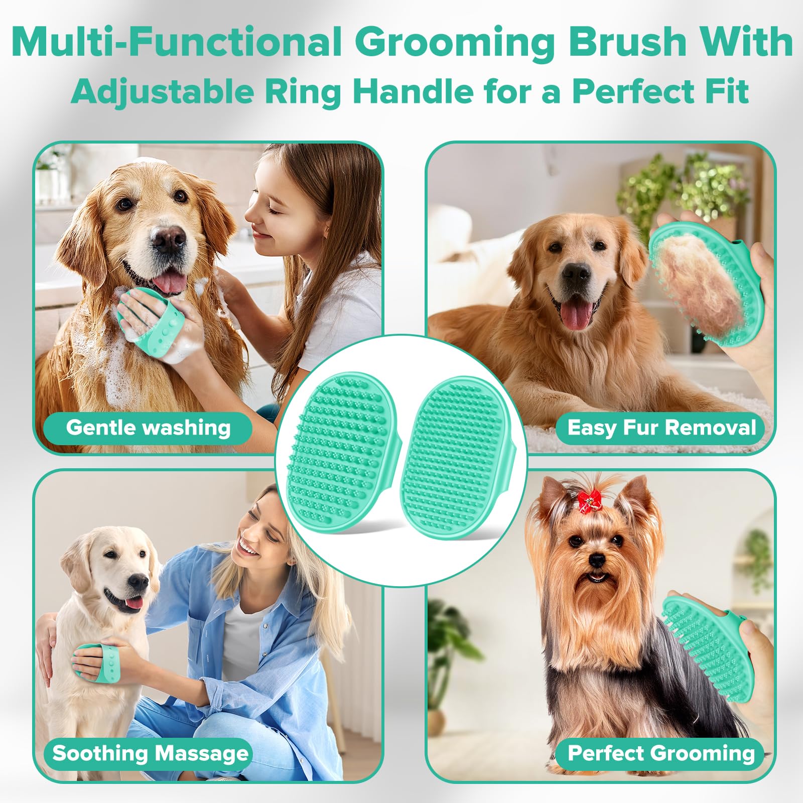Augwind finger toothbrush for dogs and cats supports oral care and fresh breath.
