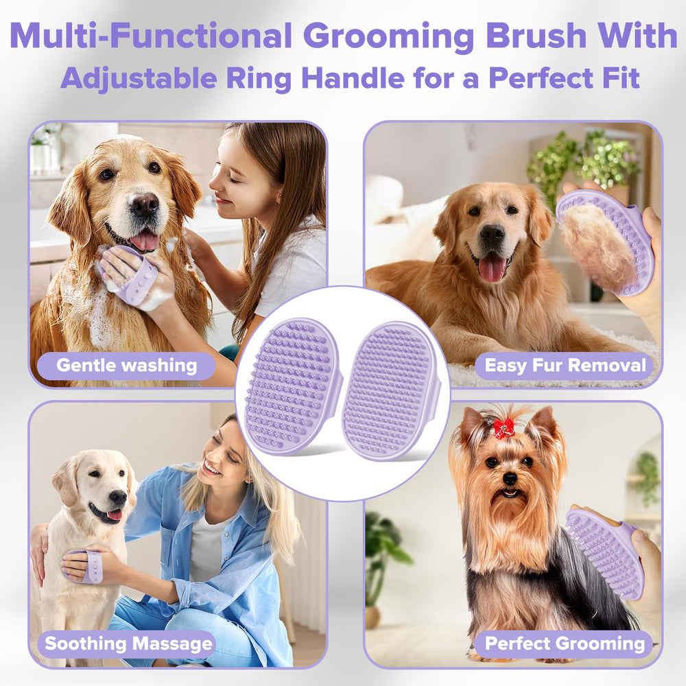 Augwind dog finger toothbrush supports routine oral care during grooming