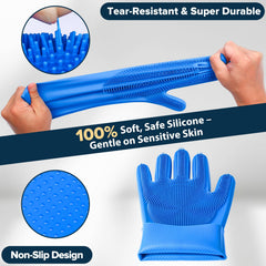 Augwind dog finger toothbrush for easy dental care and fresh breath.