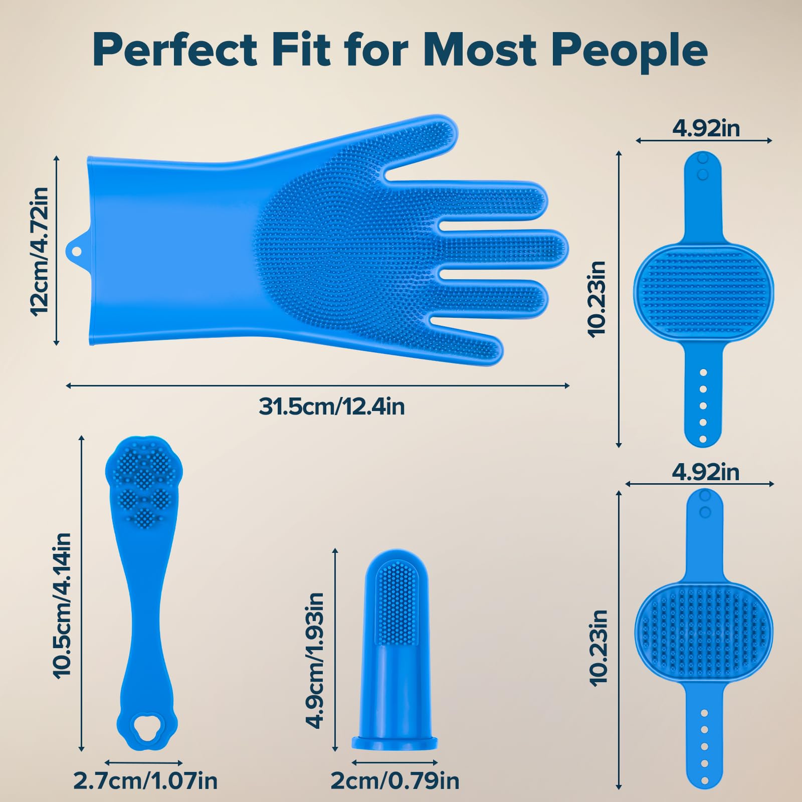 Augwind navy blue grooming kit image showing complete set and durable design.