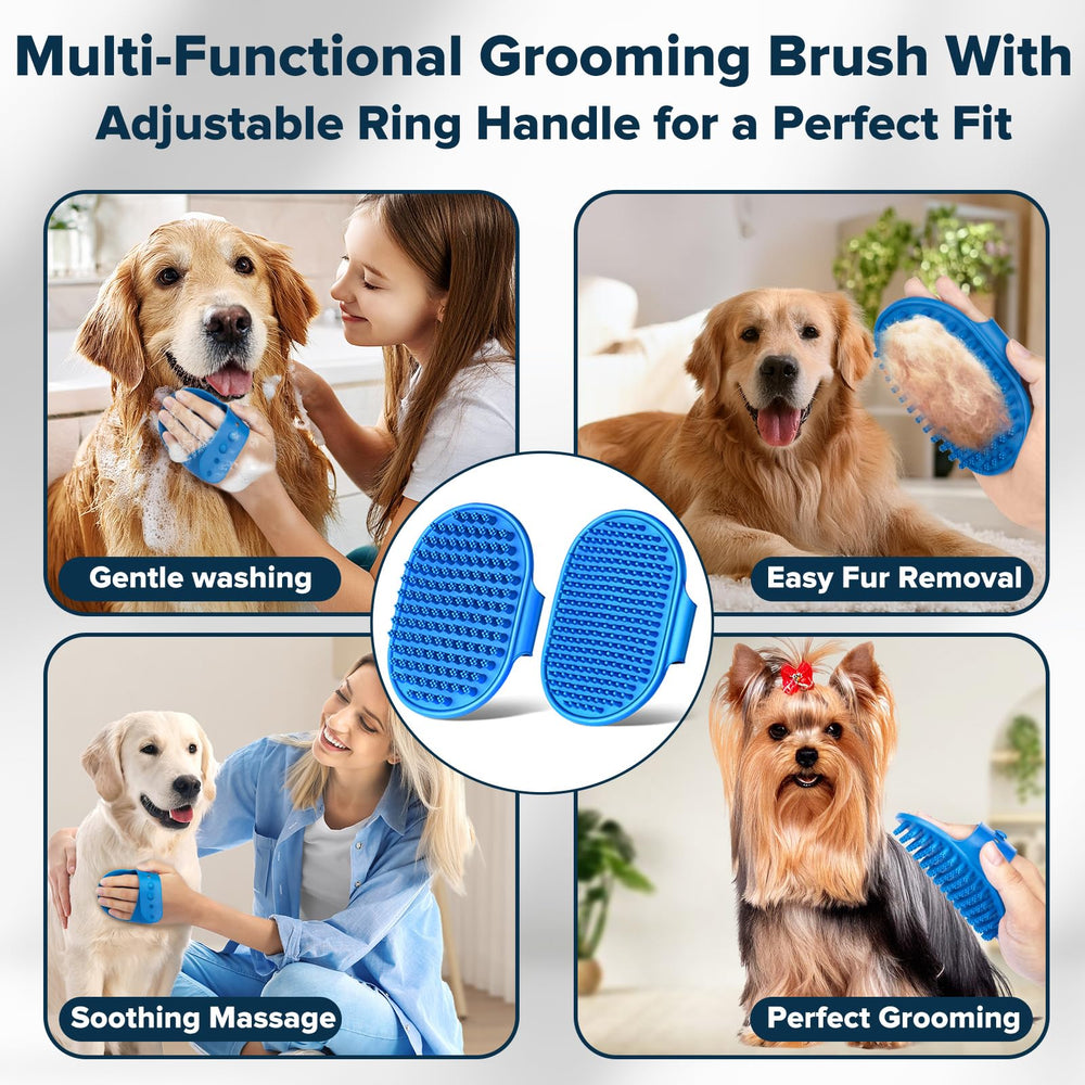 Augwind pet grooming kit highlights foam-rich lather and versatile cleaning.