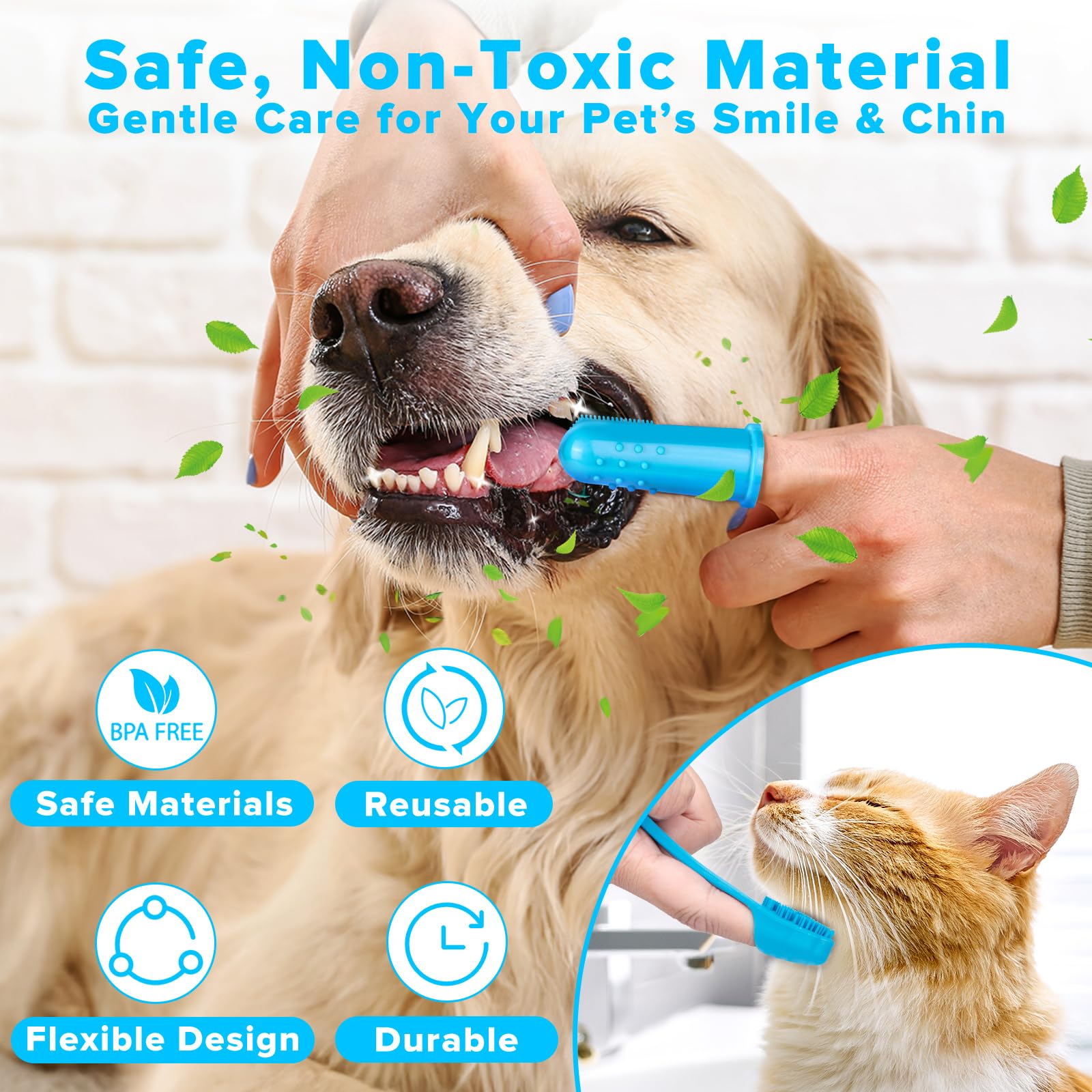 Augwind 6pcs kit packaging showcases complete pet care set.