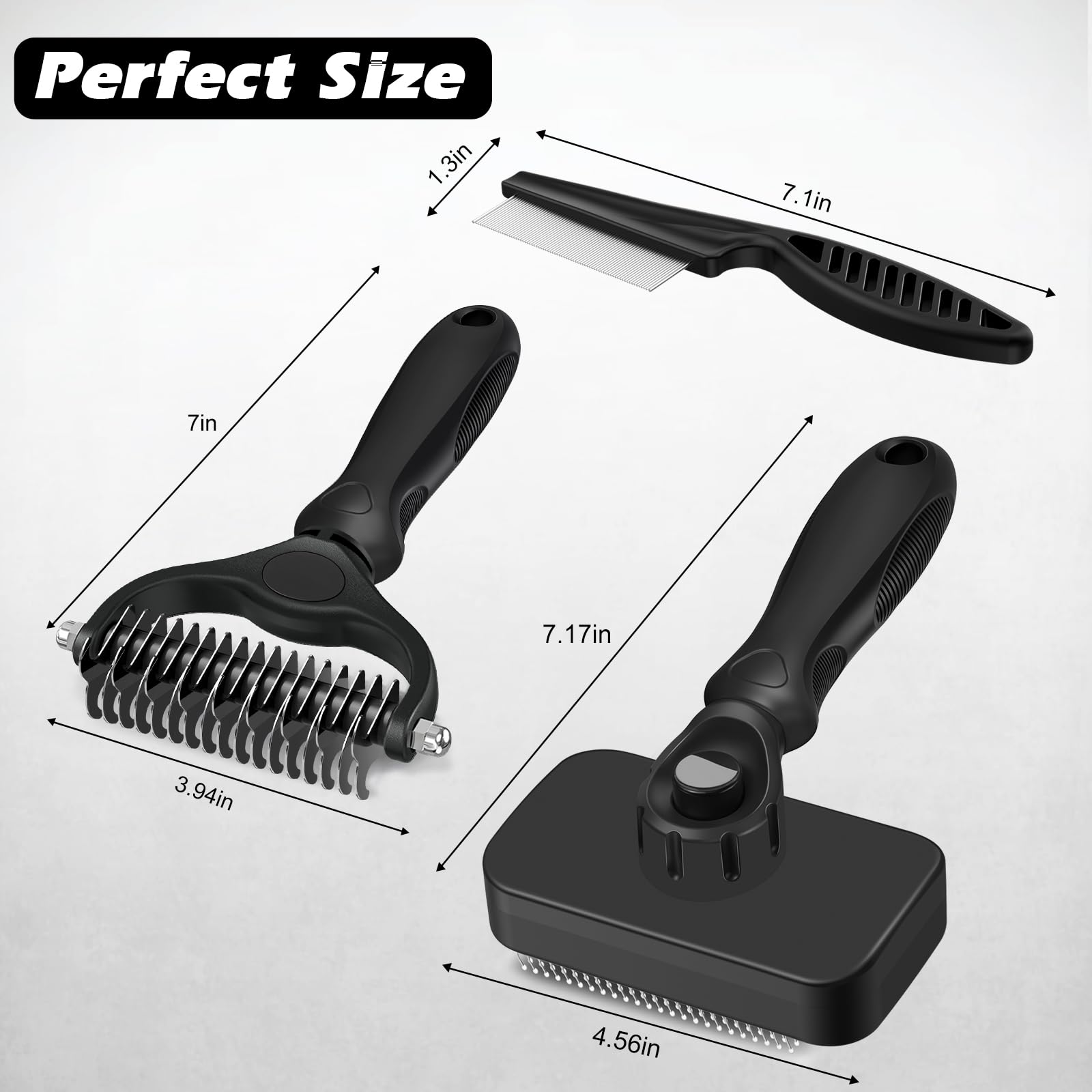 Augwind tool trio features retractable bristles for quick, hassle-free cleanup.