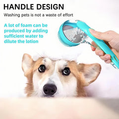 auicl pet bath brush lightweight-design enables easy handling during bath time.