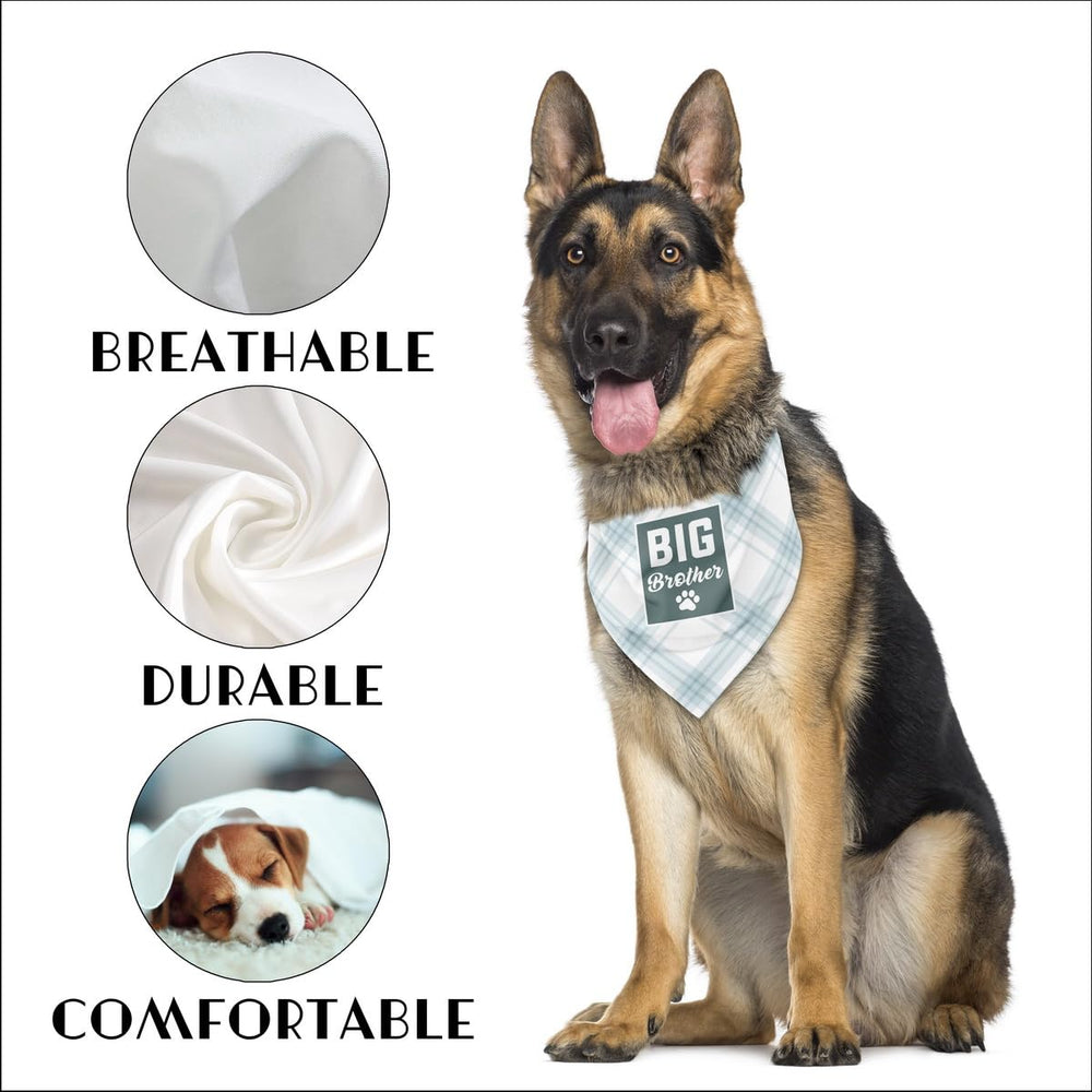 AUII JO DESIGN dog bandana close-up highlights soft breathable flannel fabric