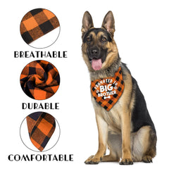 AUII JO DESIGN dog bandana soft-flannel fabric, comfortable daily use