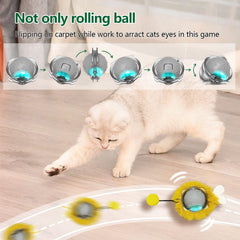 AUKL Interactive Cat Toys Ball Super Drive sensor-activated mode sparks spontaneous play