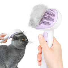 Aumuca grooming brush removes loose fur for cats, dogs, and rabbits.