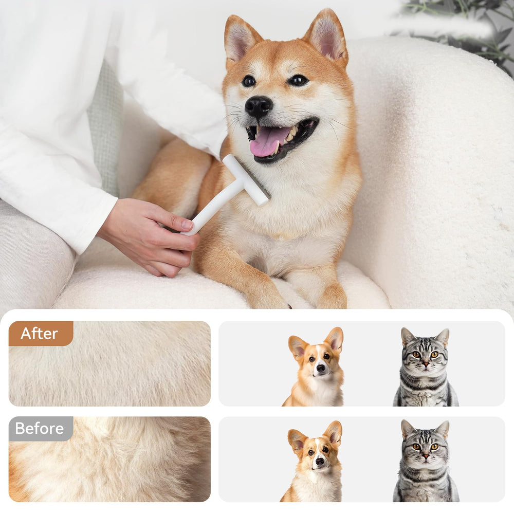 Aumuca cat-dog-undercoat-brush compact-design ideal for quick grooming