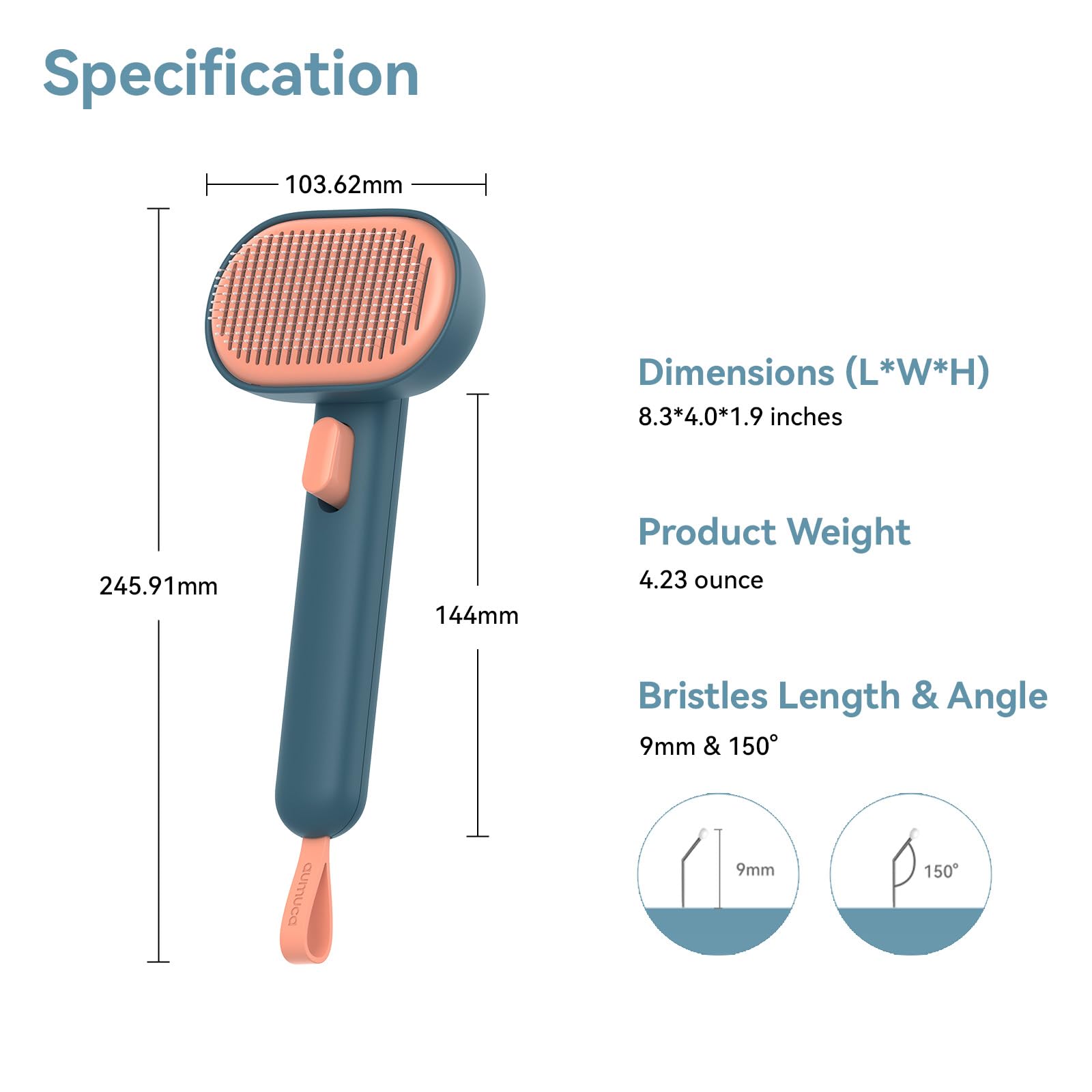 Cepillo resistente y duradero para sesiones de cepillado