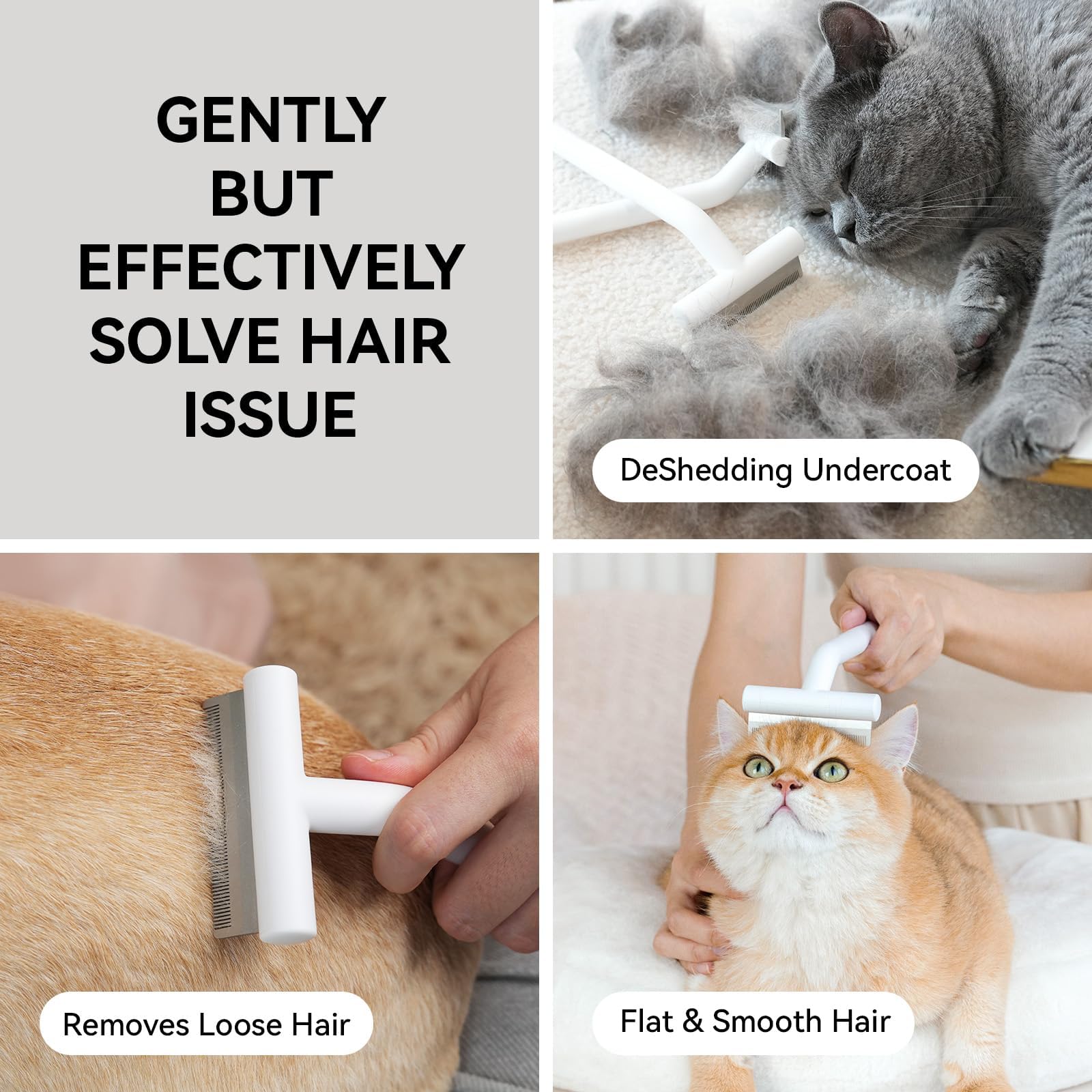 Aumuca ergonomic 145-degree-handle aids comfortable brushing sessions