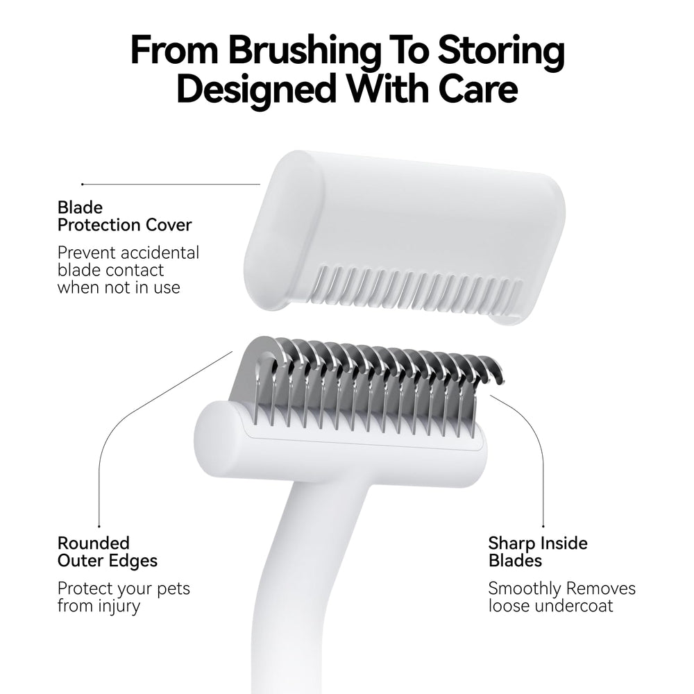 Aumuca versatile brush for rabbits, ferrets, guinea pigs, and horses.
