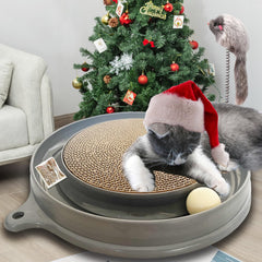 AUOON cat scratcher board protects furniture while satisfying scratching instincts.