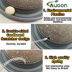 AUOON catnip toy boosts curiosity during play sessions.