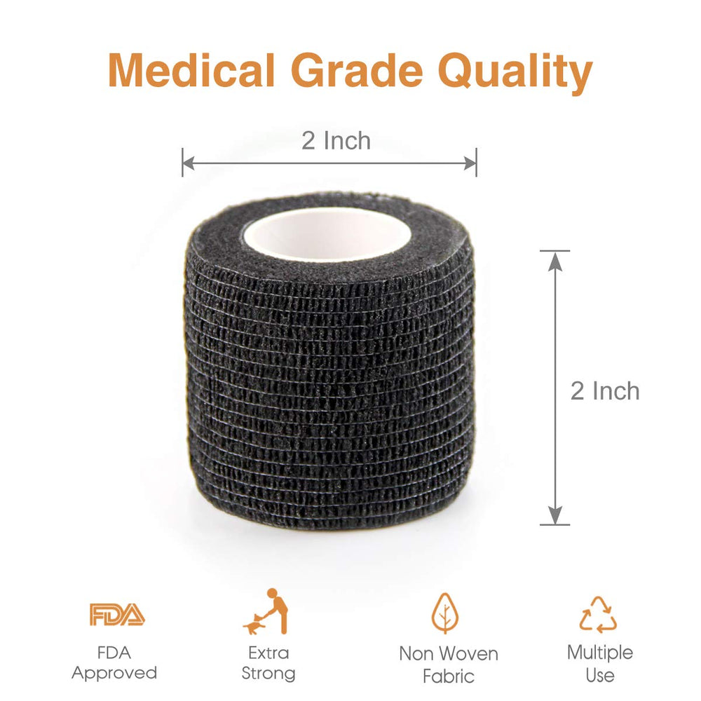 Aupcon Vet Wrap 5 yards bulk highlights long-lasting coverage for multiple injuries.