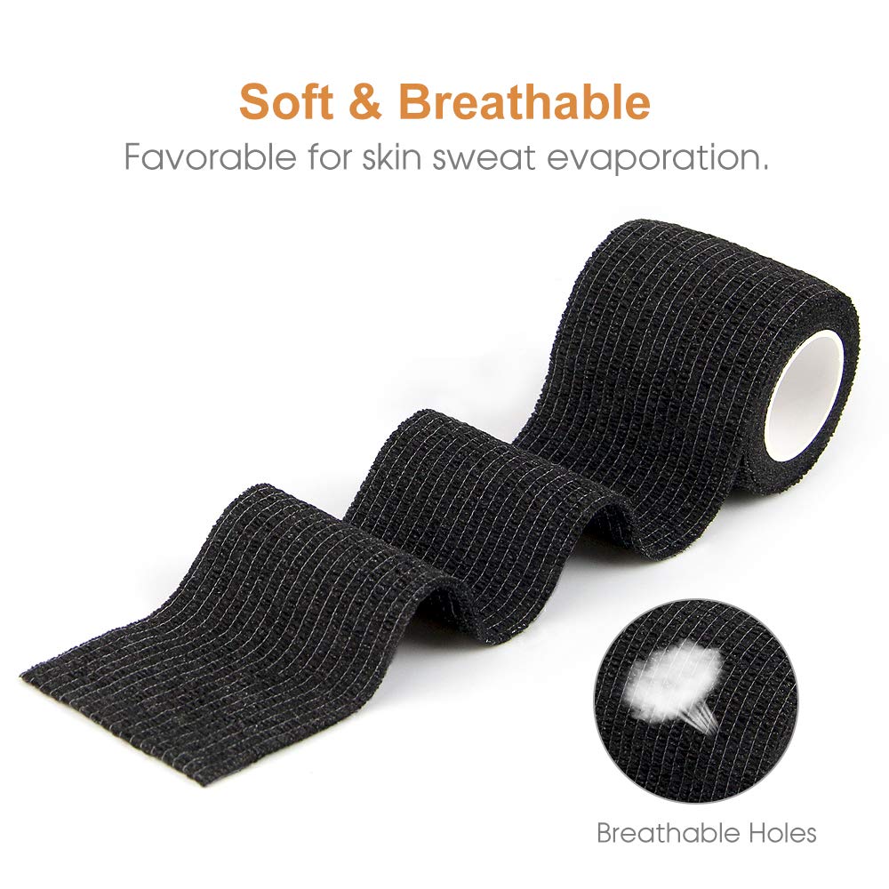 Aupcon Vet Wrap closeup shows non-woven material and comfortable, breathable bandage.