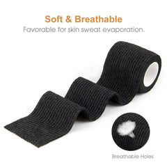 Aupcon Vet Wrap closeup shows non-woven material and comfortable, breathable bandage.