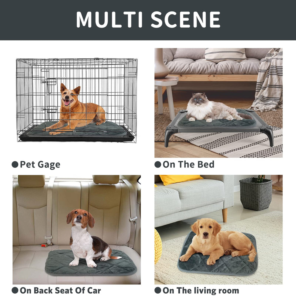 Aupetek soft plush cover on warming pad, easy to wash.