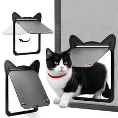 AuraSphere magnetic flap seals securely to block insects when closed.