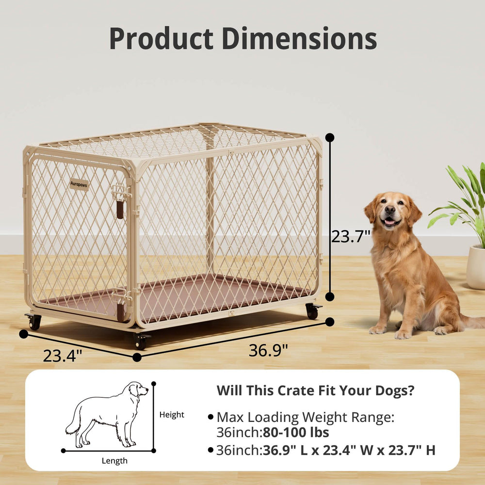 Aurapaws easy-assembly crate with hex wrench setup.
