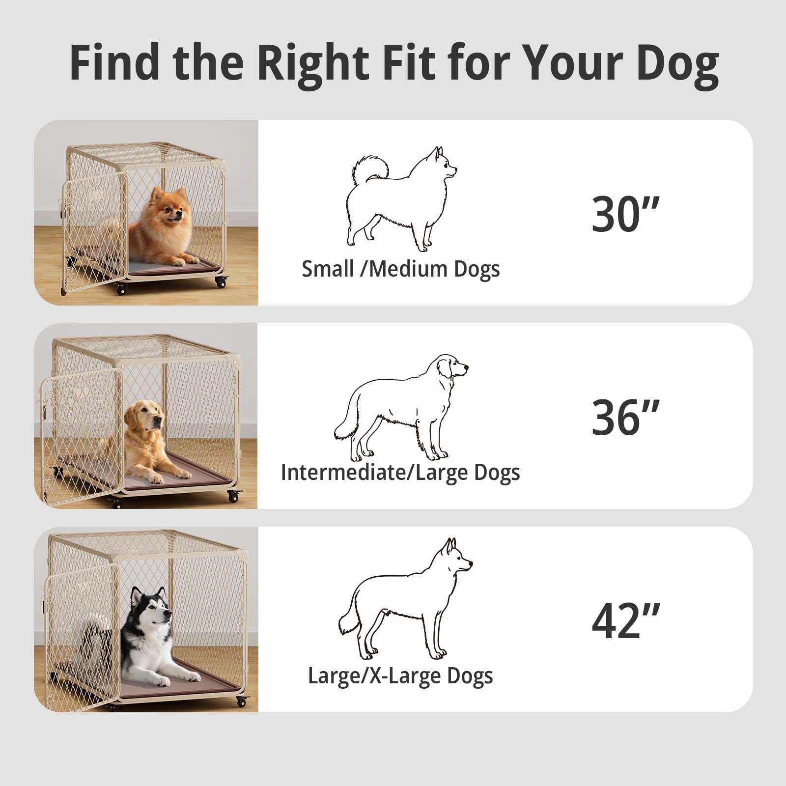 Aurapaws crate suitable for indoor and outdoor use with sturdy construction.