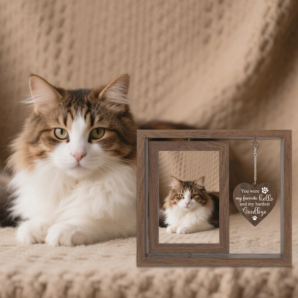 Aurlova durable wood frame assembly for long-lasting memorial.