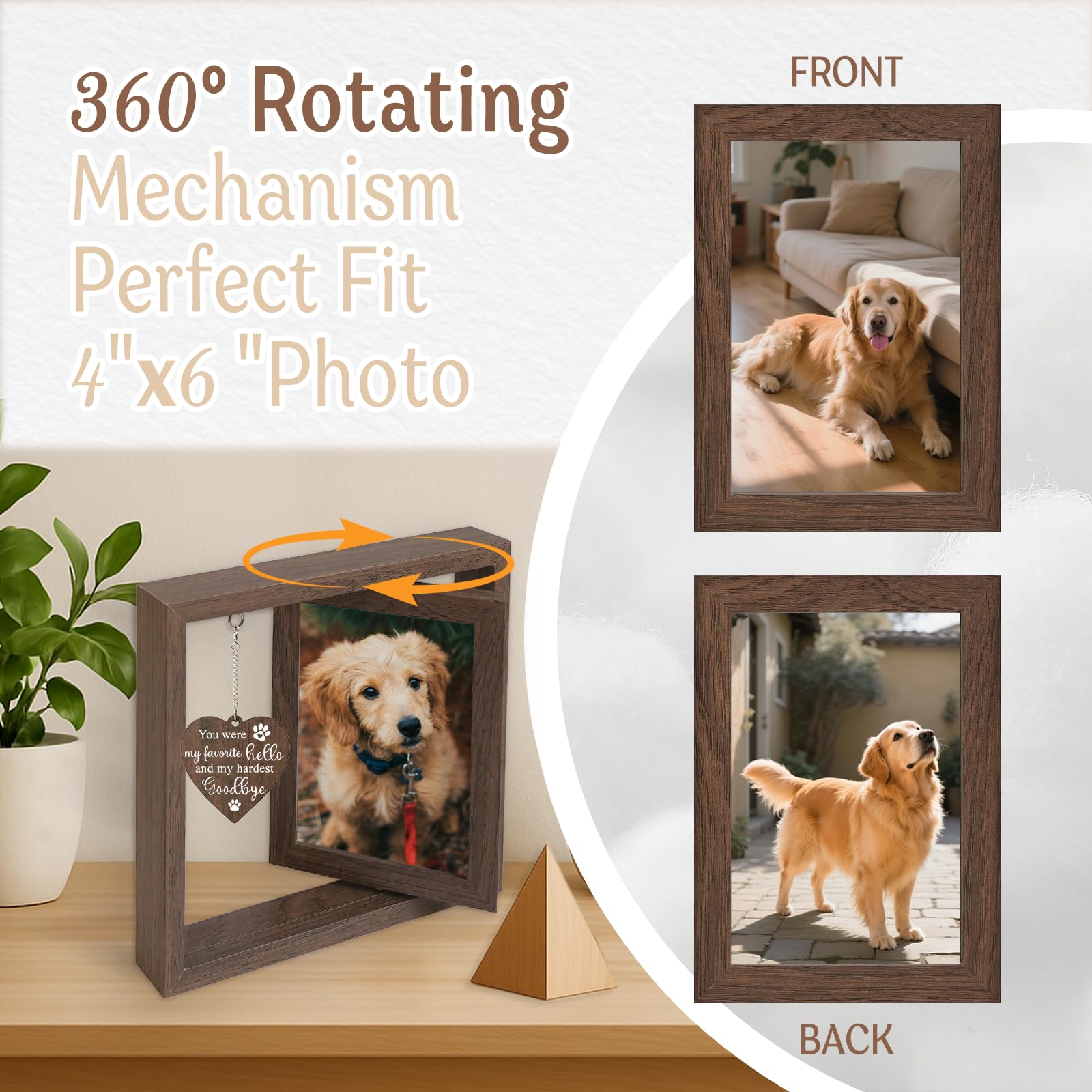 Aurlova wooden photo frame close-up highlights durable, timeless craftsmanship.