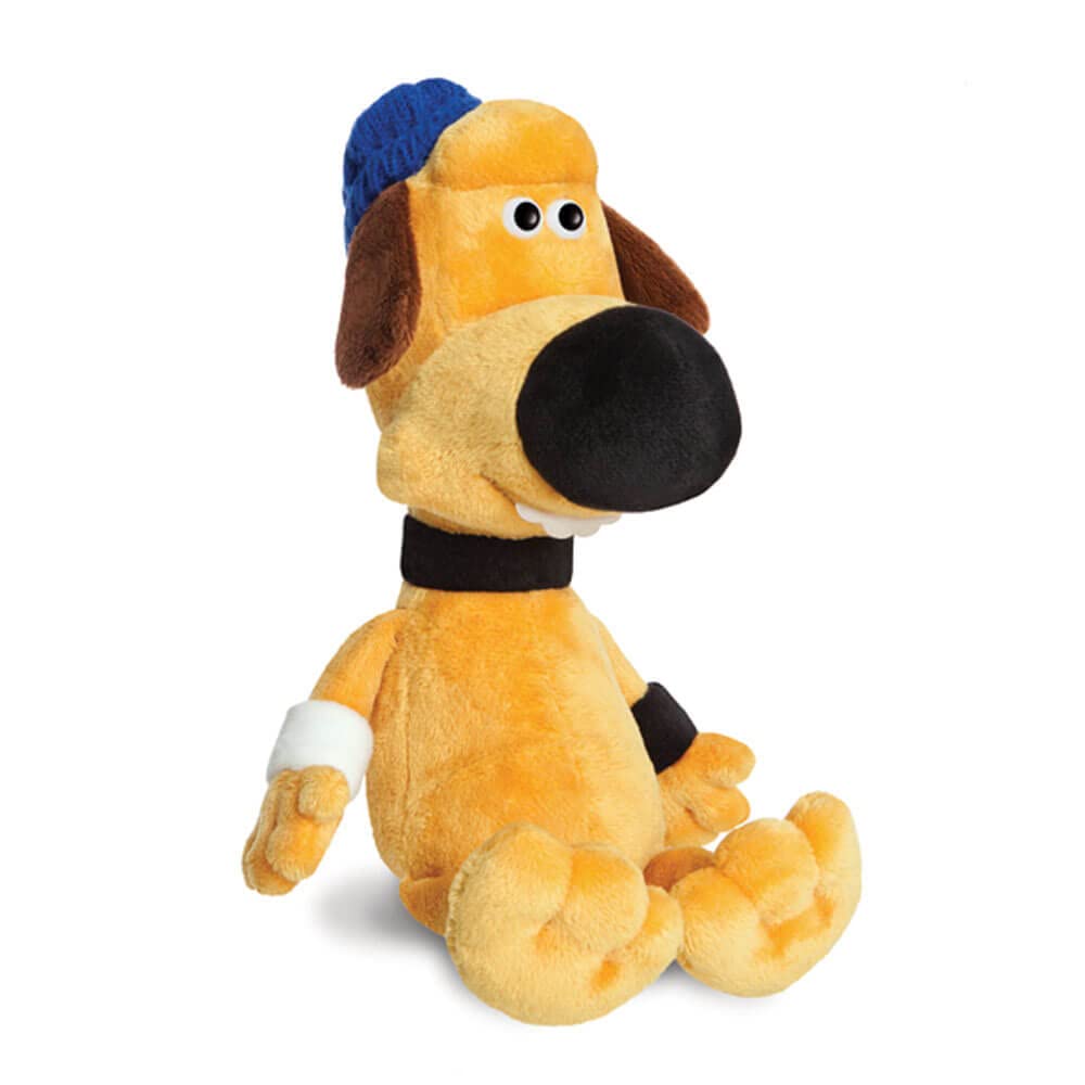 Aurora Bitzer Dog soft toy side profile highlights premium stitching and charm.