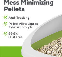 Aurora Pet Breeze pellets active clean scent depicted for odor control.