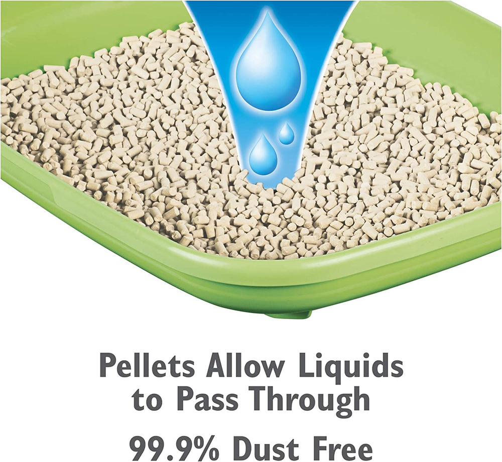Aurora Pet Cat Breeze 99.9% dust free pellets help keep surfaces cleaner