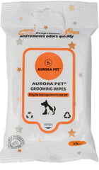 Aurora Pet litter anti-tracking pellets reduce box-side mess.