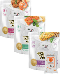 Aurora Pet Variety Pack gourmet dry cat food in a bowl delivers flavor-packed nutrition.