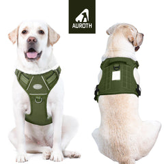 AUROTH Tactical Dog Harness back clip offers versatile leash connection for everyday outings.
