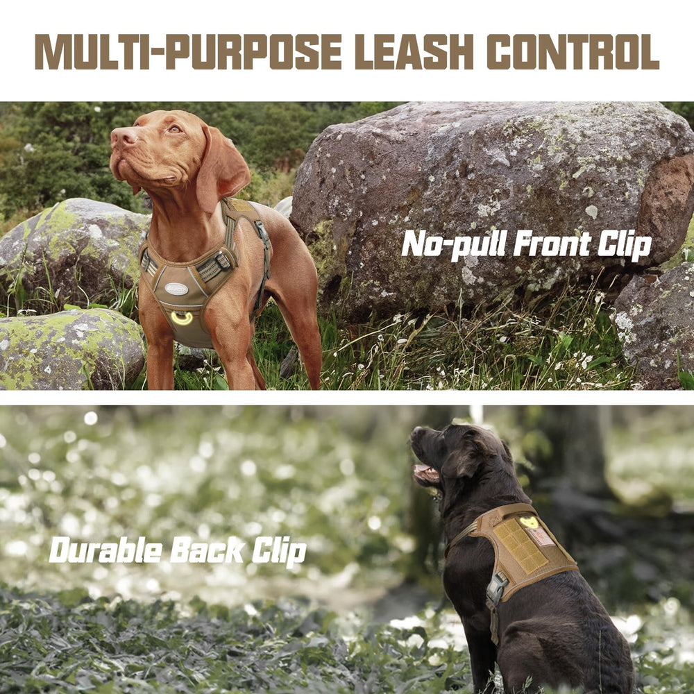 AUROTH tactical harness Molle side strips for carrying gear.