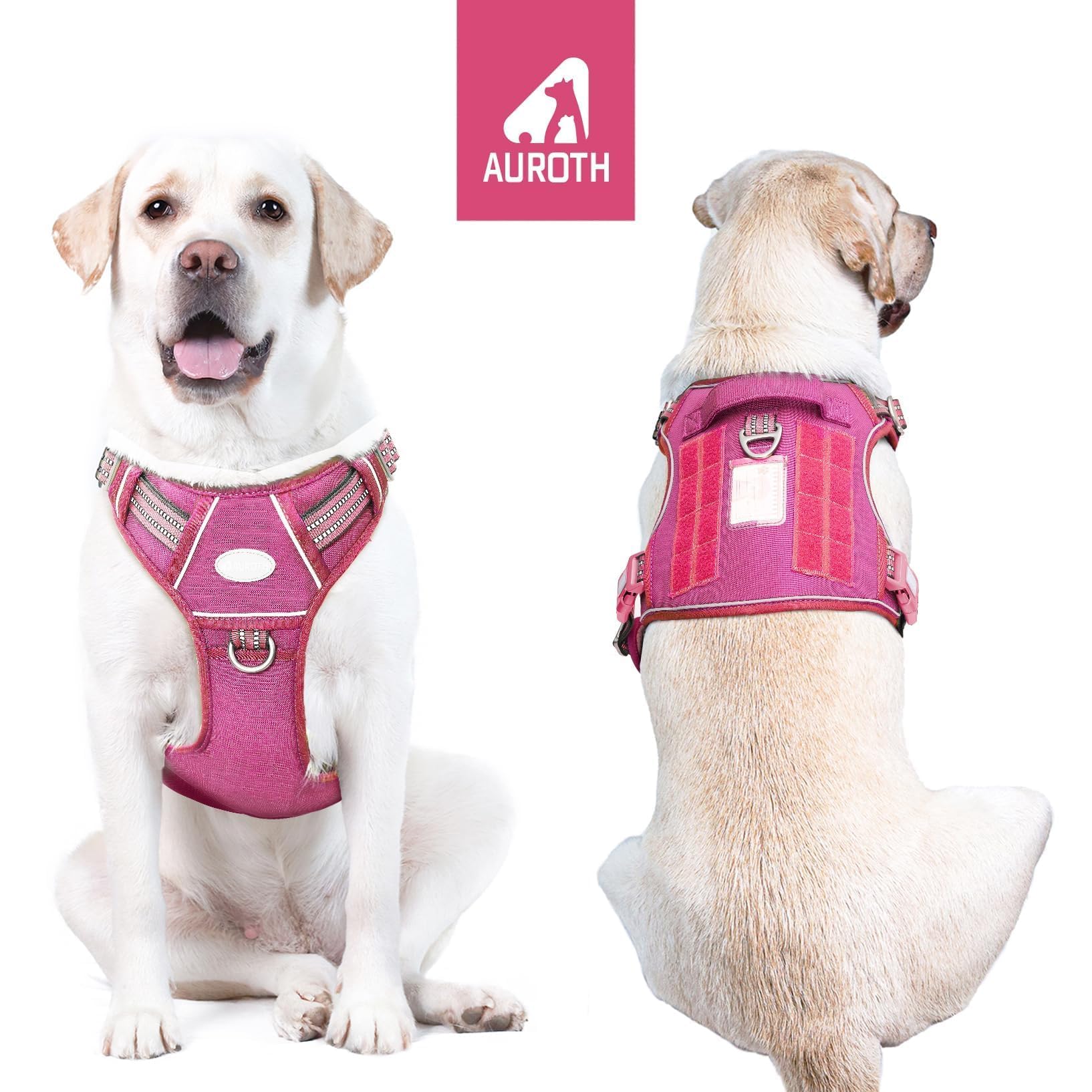 AUROTH Molle system patch-ready design enables gear and water bottle attachment.