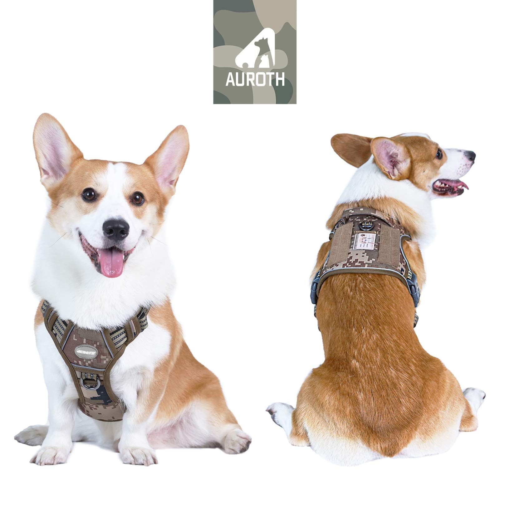 AUROTH Tactical harness side adjustments emphasize snug fit and easy on/off.
