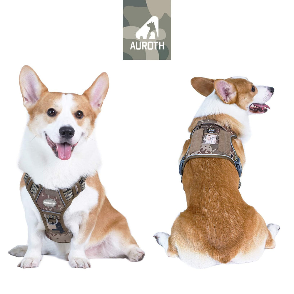 AUROTH Tactical harness side adjustments emphasize snug fit and easy on/off.