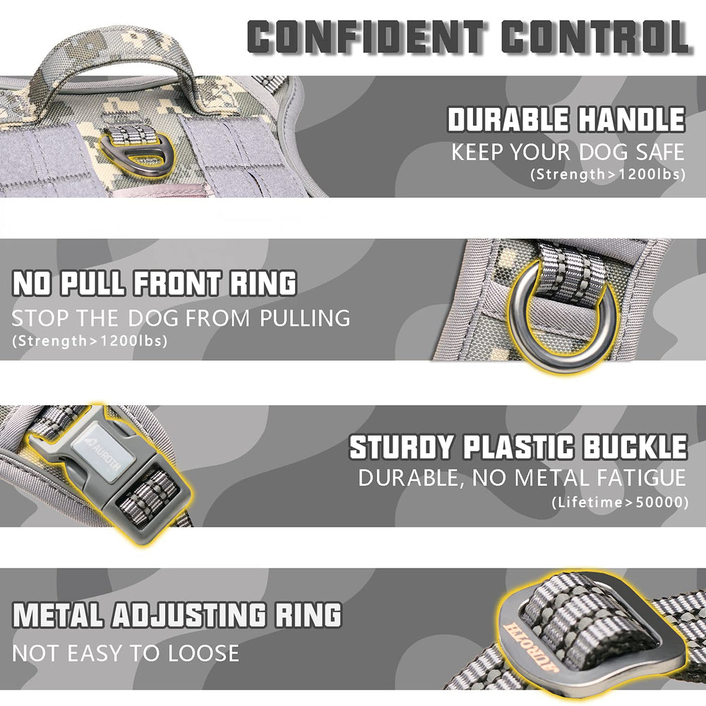 AUROTH harness side with Molle panels for gear and patches