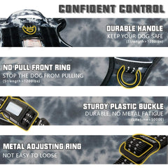AUROTH Tactical Dog Harness side no-pull design for training walks