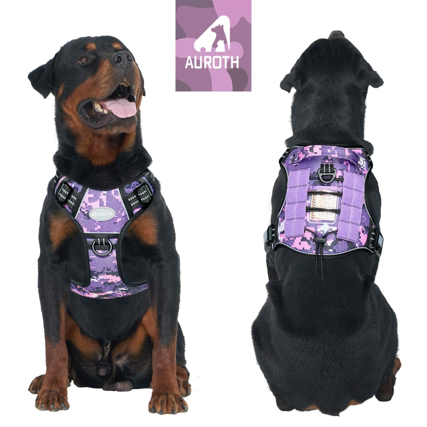 AUROTH harness size guide helps fit small to large dogs