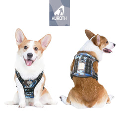 AUROTH tactical dog harness back clip for casual walks and stability