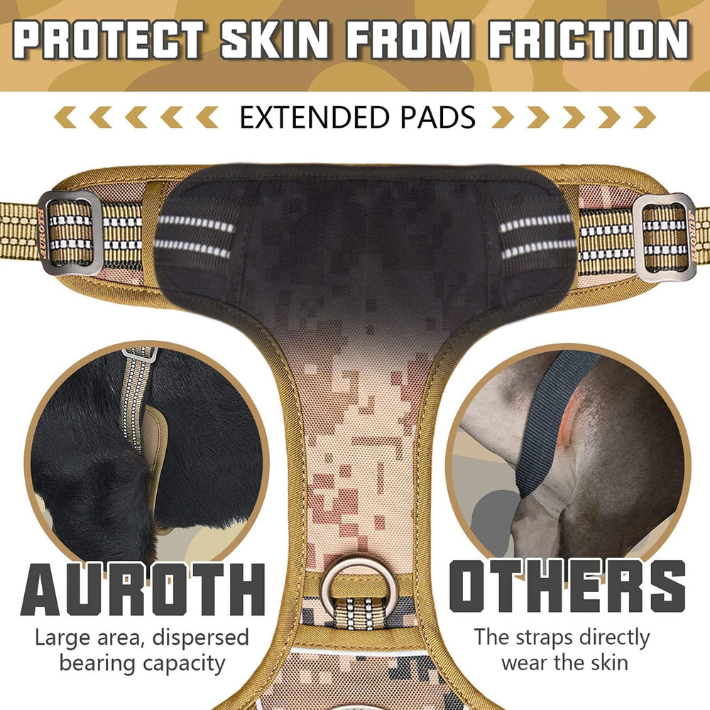 AUROTH Tactical Harness adjustable design ensures a snug, comfortable fit.