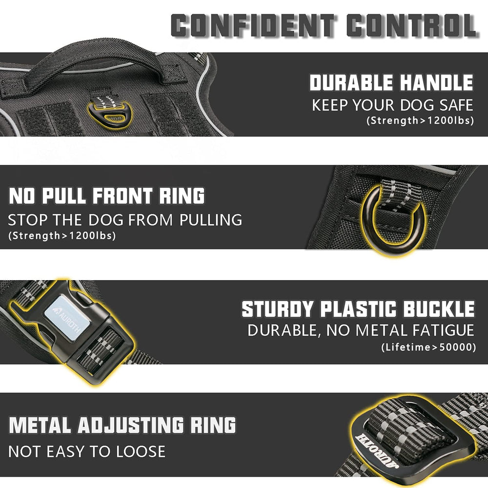 AUROTH Tactical Harness with Molle system for patches and gear