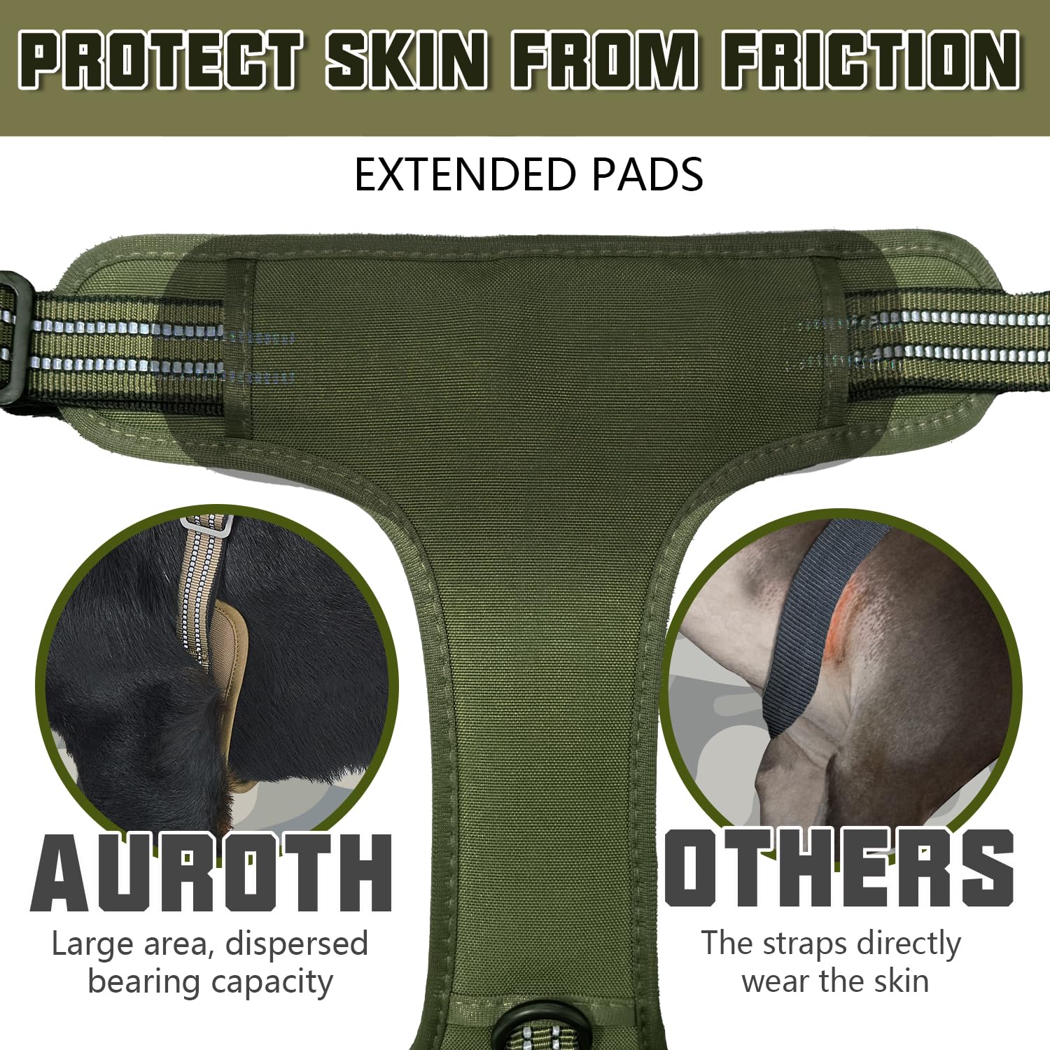 AUROTH tactical vest MOLLE system side view for gear and patches