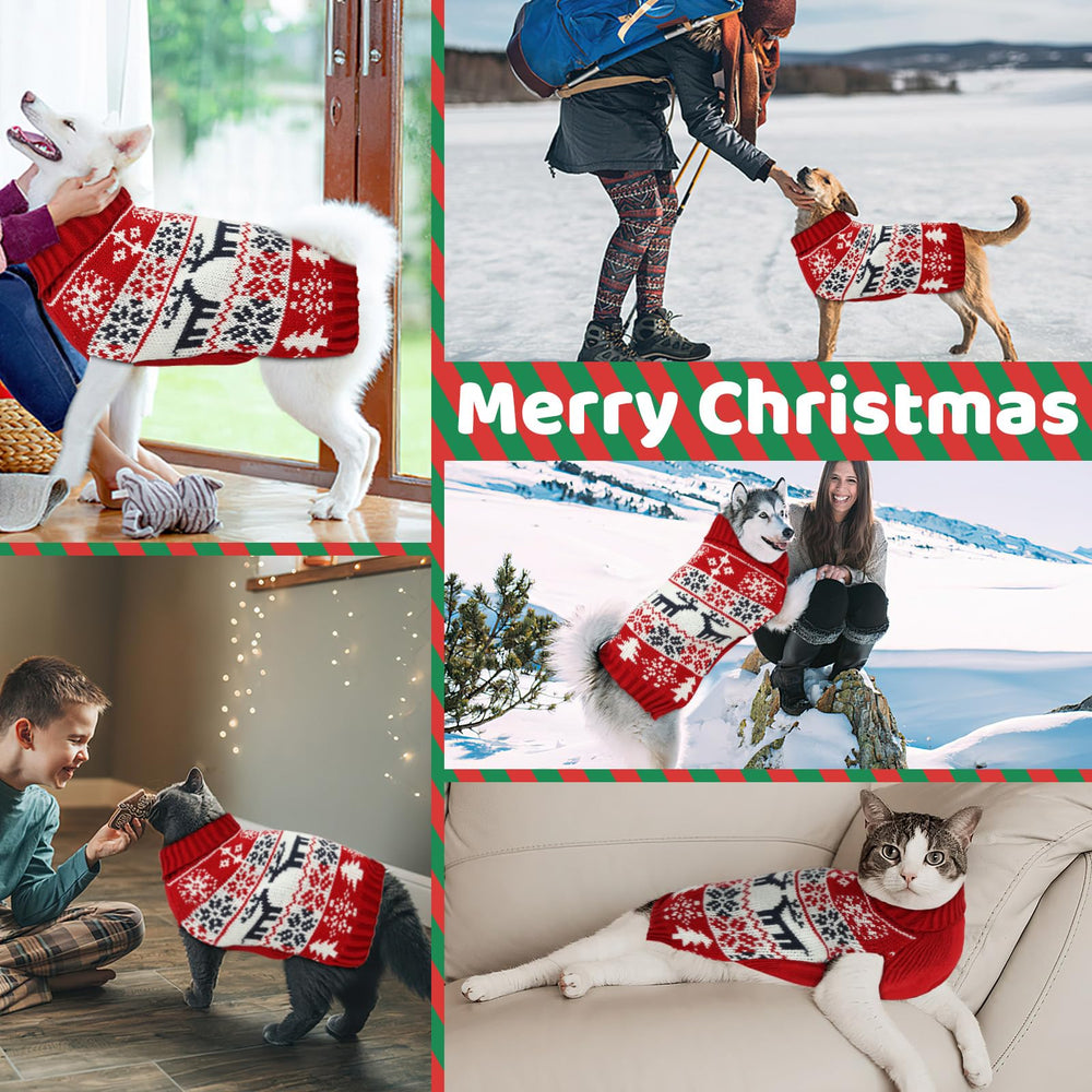 AURUZA easy-on slip-on sweater for pets