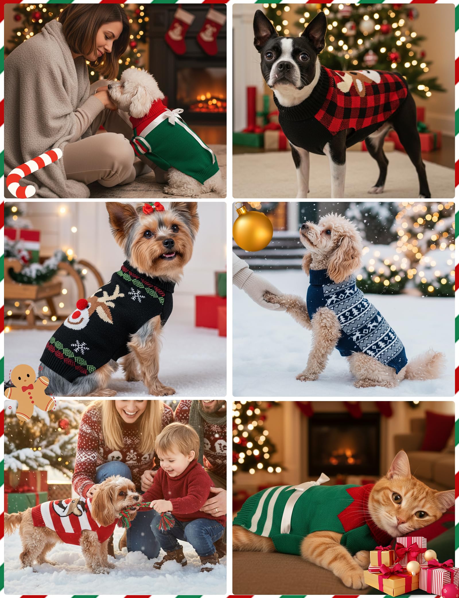 AURUZA festive pet outfit great for parties and gifting