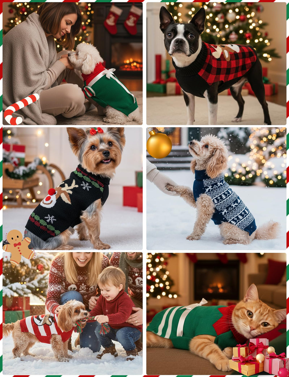 AURUZA festive pet outfit great for parties and gifting