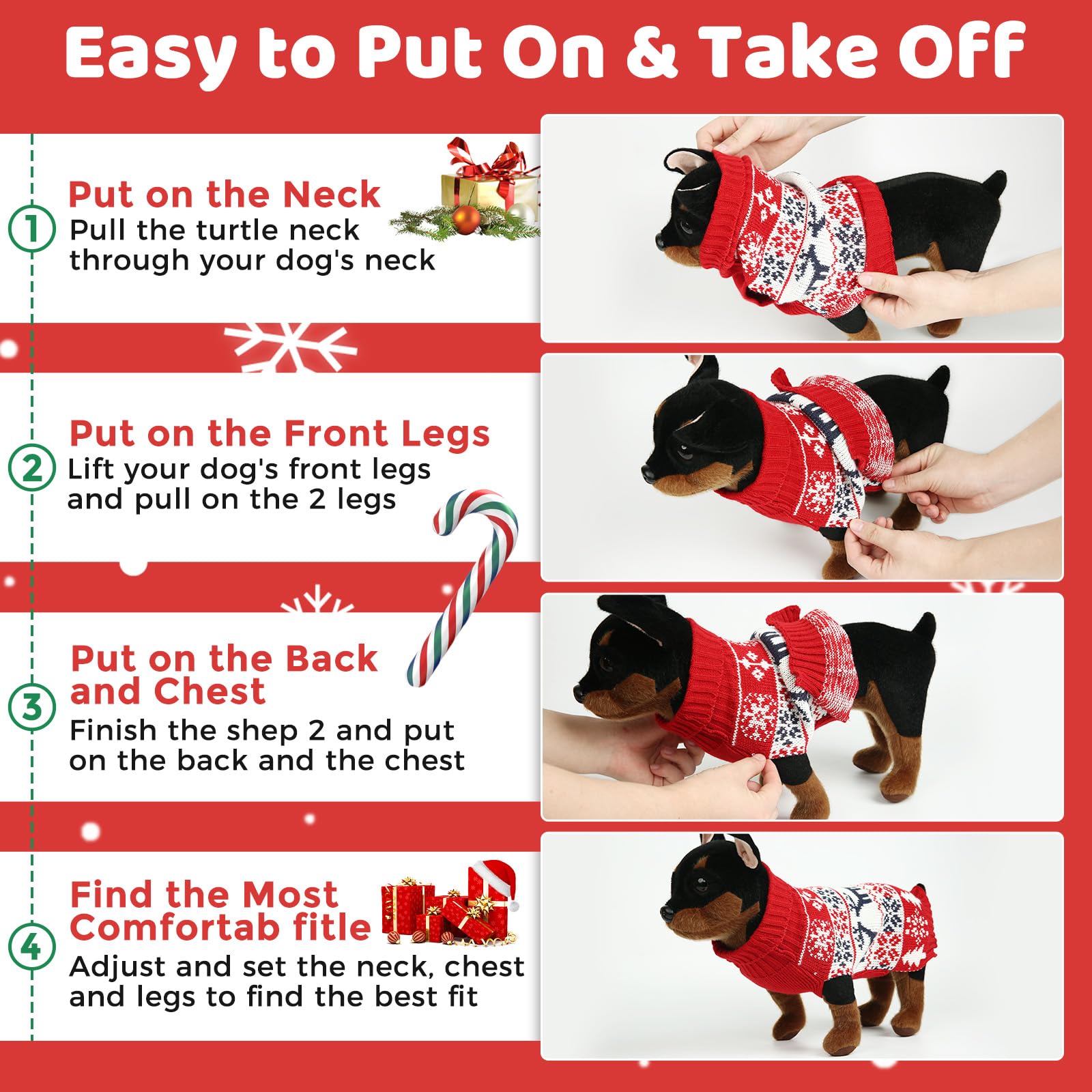 AURUZA snowman-pattern Christmas-sweater adds festive flair and warmth