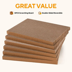AUSCAT six reversible scratch pads detail highlighting extended use and value
